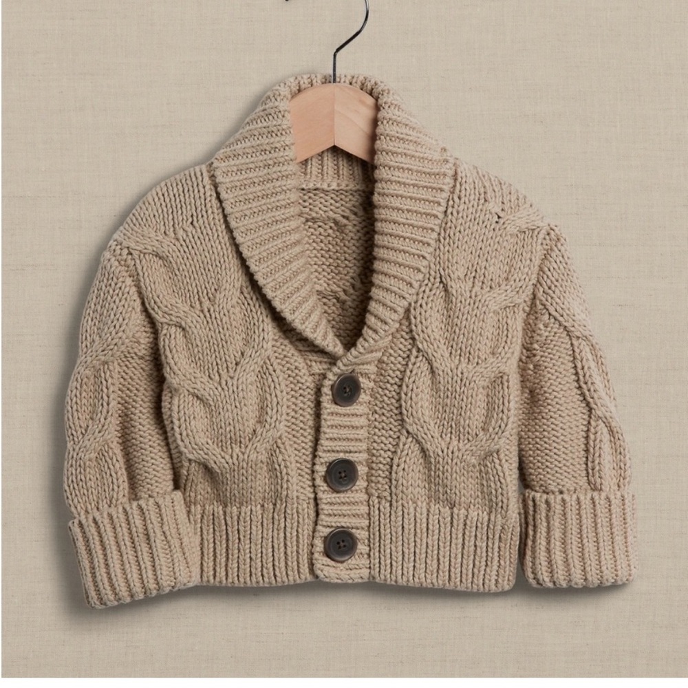 Banana Republic 6-12mo Cable-Knit Cardigan for baby